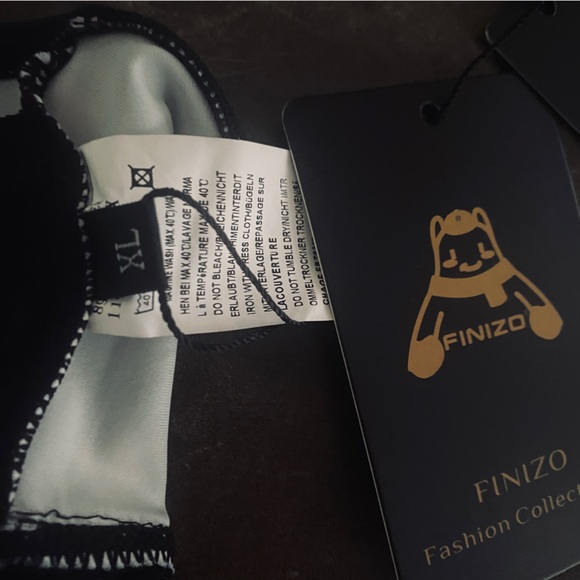 FINIZO Swimsuit High V Neck Plunge Mesh Ruched Monokini Bathing Suits Tummy - Picture 12 of 12